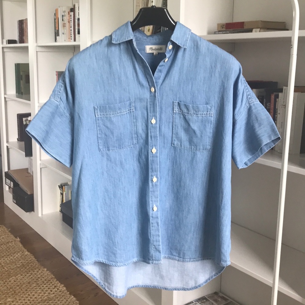 MADEWELL denim courier shirt